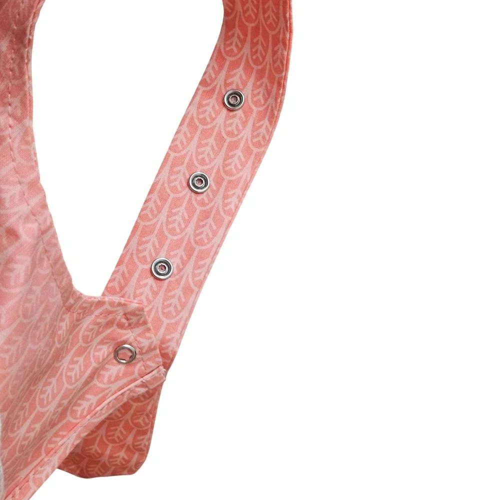 Danica Jubilee Kids Pink Flamingo Ruffle Apron Cotton Halter Neck Cooking Baking